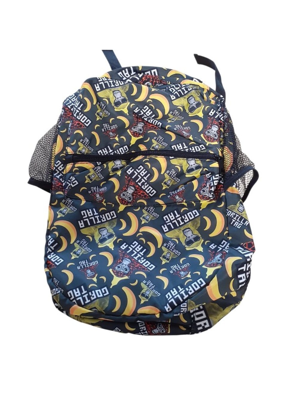FVGWTVS Gorilla Tag Backpack Vibrant All-Over Print Gorilla & Bananas